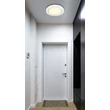 Plafoniera Globo MARCIA metal, plastic, alb, transparent, LED, 24W, 4000K, 1636Lm - 48293-24R