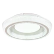 Plafoniera Globo SHARPER metal, acril, alb, transparent, LED, 36W, 2700K-4000K-6000K, 2600lm - 48375-36