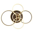 Plafoniera Globo LORELEI metal, acril, antracit, transparent, LED, 70W, 3000K, 3700Lm - 48467-70A