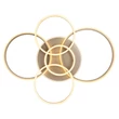 Plafoniera Globo LORELEI metal, acril, sampanie, transparent, LED, 70W, 3000K, 3700Lm - 48467-70CH