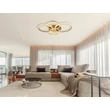 Plafoniera Globo LORELEI metal, acril, sampanie, transparent, LED, 70W, 3000K, 3700Lm - 48467-70CH