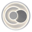Plafoniera Globo RUIZ I metal, acril, alb, argintiu, LED, 36W, 3000-4000-6500K, 1975Lm - 48469