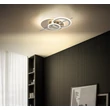 Plafoniera Globo NORRIS metal, acril, sampanie, crom, alb, LED, 40W, 3000K, 3000Lm - 48486