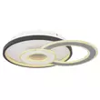 Plafoniera Globo BRIENNA metal, acril, alb, negru, gri, LED, 2700K-6000K, 36W, 1800lm - 48552D2