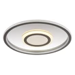 Plafoniera Globo CARA metal, acril, gri, alb, LED, 40W, 3000K, 2400Lm - 48556-40