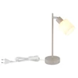Veioza Globo TRENT metal, sticla, nisipiu, alb, E14 - 54114-1T