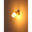 Aplica de perete Globo TRENT metal, sticla, nisipiu, alb, E14 - 54114-1