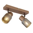 Spot Globo SATELLA metal, sticla, maro, fumuriu, E14 - 54314-2