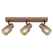 Spot Globo SATELLA metal, sticla, maro, fumuriu, E14 - 54314-3