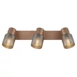 Spot Globo SATELLA metal, sticla, maro, fumuriu, E14 - 54314-3