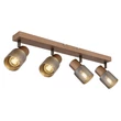 Spot Globo SATELLA metal, sticla, maro, fumuriu, E14 - 54314-4