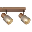 Spot Globo SATELLA metal, sticla, maro, fumuriu, E14 - 54314-4