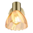 Spot Globo ZACHERY metal, sticla, alama, chihlimbar, E14 - 54315M-1