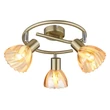 Spot Globo ZACHERY metal, sticla, alama, chihlimbar, E14 - 54315M-3