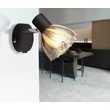 Spot Globo ZACHERY metal, sticla, negru, crom, E14 - 54315S-1