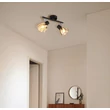 Spot Globo ZACHERY metal, sticla, negru, crom, E14 - 54315S-2