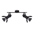 Spot Globo EGON metal, negru, GU10 - 54650-2B