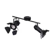 Plafoniera Globo EGON metal, negru, GU10 - 54650-2B