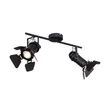 Plafoniera Globo EGON metal, negru, GU10 - 54650-2B