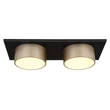 Plafoniera Globo RAYMOND metal, plastic, negru, antracit, auriu, LED, 24W, 3000K, 1000Lm - 56964-2