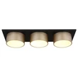 Plafoniera Globo RAYMOND metal, plastic, negru, antracit, auriu, LED, 24W, 3000K, 1000Lm - 56964-3