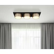 Plafoniera Globo RAYMOND metal, plastic, negru, antracit, auriu, LED, 24W, 3000K, 1000Lm - 56964-3