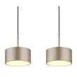 Pendul Globo RAYMOND metal, plastic, antracit, auriu, sampanie, LED, 40W, 3000K, 1900 Lm - 56964-4H