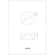 Plafoniera Globo RAYMOND plastic, alb, 12W, 3000K, 900Lm - 56964W