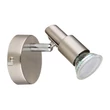 Aplica de perete Globo KINLEY metal, nichel, GU10, 3W, 3000K, 250Lm - 57385-1