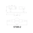 Plafoniera Globo KINLEY metal, nichel, GU10, 3W, 3000K, 250Lm - 57385-2