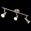 Plafoniera Globo KINLEY metal, nichel, GU10, 3W, 3000K, 250Lm - 57385-3