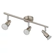 Plafoniera Globo KINLEY metal, nichel, GU10, 3W, 3000K, 250Lm - 57385-3