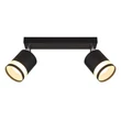 Spot Globo LUCERO metal, plastic, negru, alb, GX53, 14W, 3000K, 2x 364Lm - 57852-2
