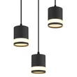 Pendul Globo LUCERO metal, plastic, negru, alb, GX53, 21W, 3000K , 1092Lm - 57852-3H