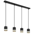 Pendul Globo LUCERO metal, plastic, negru, alb, GX53, 28W, 3000K , 364Lm - 57852-4H