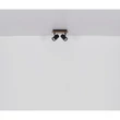 Plafoniera Globo LINCA metal, lemn, negru, maro, GU10 - 57905-2