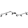 Plafoniera Globo ROBBY metal, negru, GU10 - 57910-6B