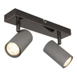 Spot Globo ROBBY metal, crom, negru, GU10 - 57911-2S