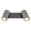 Spot Globo ROBBY metal, crom, negru, GU10 - 57911-2S