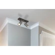 Spot Globo ROBBY metal, crom, negru, GU10 - 57911-2S