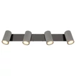 Spot Globo ROBBY metal, crom, negru, GU10 - 57911-4S
