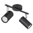Plafoniera Globo ALLVI metal, negru, GU10 - 57914-2