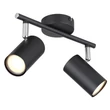 Plafoniera Globo ALLVI metal, negru, GU10 - 57914-2