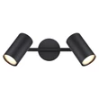 Plafoniera Globo ALLVI metal, negru, GU10 - 57914-2