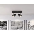 Spot Globo JAMES metal, negru, GU10 - 57918-2B