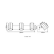 Spot Globo JAMES metal, negru, GU10 - 57918-3B