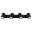 Spot Globo JAMES metal, negru, GU10 - 57918-4B