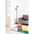 Lampadar Globo JAMES metal, negru, Gu10 - 57918SB