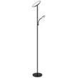 Lampadar Globo SKOPO metal, plastic, negru, alb, LED, 20W+5W, 1100Lm+330lLm, CCT 3000/4000/6500K - 58011