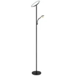 Lampadar Globo SKOPO metal, plastic, negru, alb, LED, 20W+5W, 1100Lm+330lLm, CCT 3000/4000/6500K - 58011